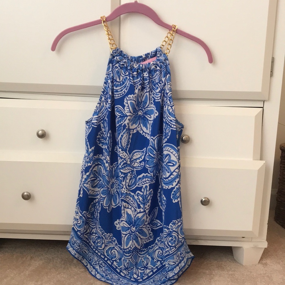 Lilly Pulitzer size small silk top